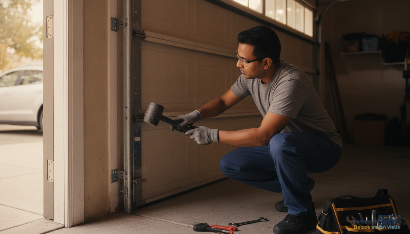 Garage Door Track Repair & Alignment